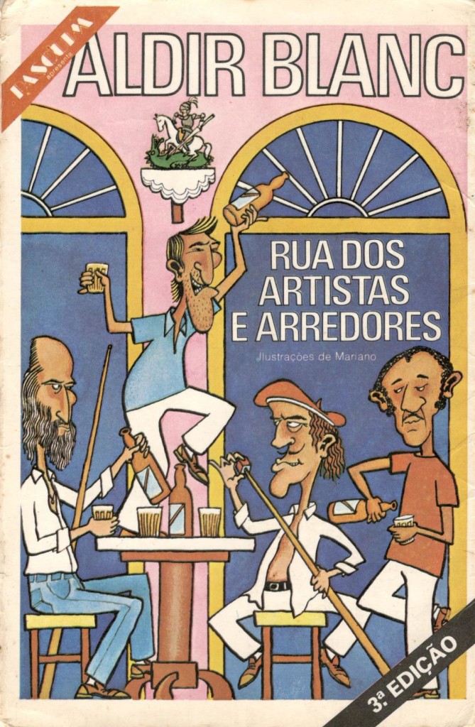 Capa da edição da Codecri do livro "Rua dos Artistas e arredores"
